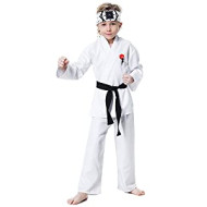 Fantasia Karate Kid Daniel San Infantil Luxo