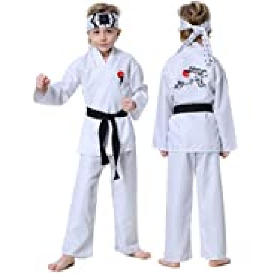 Fantasia Karate Kid Daniel San Infantil Luxo Fantasia Karate Kid Daniel San Infantil Luxo