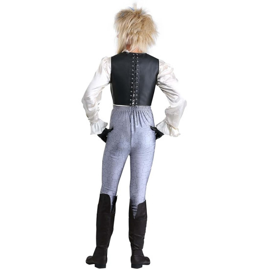 Fantasia Labirinto A Magia do Tempo Jareth Adulto Clássica