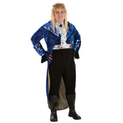 Fantasia Labirinto A Magia do Tempo Jareth Adulto Luxo Extra Grande