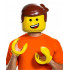Cabeça Máscara Capacete Lego Emmet Adulto