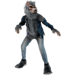 Fantasia Lobo Lobisomem Infantil Luxo