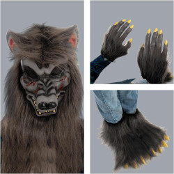 Fantasia Lobo Lobisomem Infantil Luxo