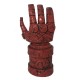 Luva Hellboy Latex Clássica Látex