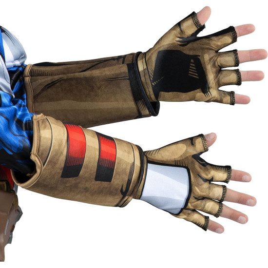 Luvas Capitão América Infantil Vermelha