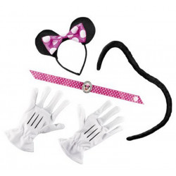 Luvas Tiara Rabo da Minnie Mouse Disney Clássica