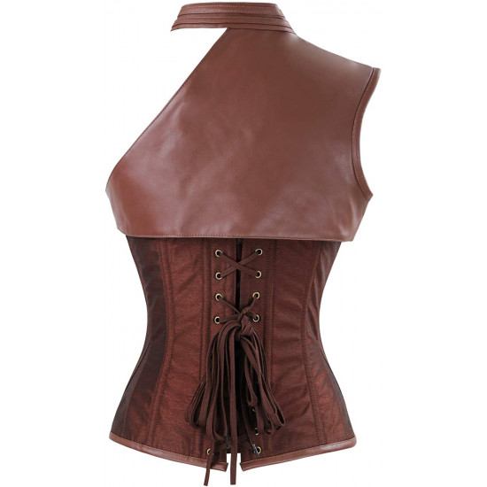 Corsete Um Ombro Mad Max Luxo Corsete Um Ombro Mad Max Luxo