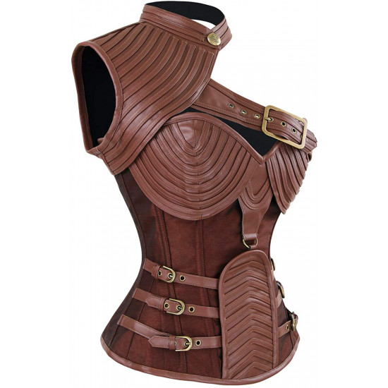 Corsete Um Ombro Mad Max Luxo Corsete Um Ombro Mad Max Luxo