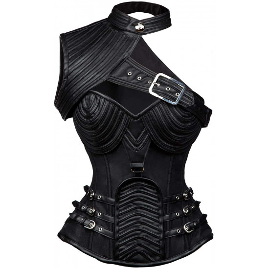 Corsete Um Ombro Mad Max Luxo Mar Corsete Um Ombro Mad Max Luxo Mar