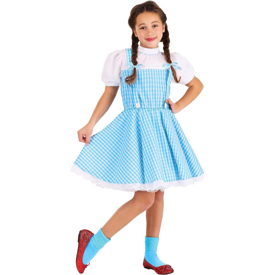 Fantasia Dorothy Infantil Mágico de Oz Luxo Fantasia Dorothy Infantil Mágico de Oz Luxo