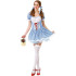 Fantasia Dorothy Mágico de Oz Vestido Clássica Adulto
