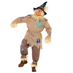 Fantasia Espantalho Mágico de OZ Luxo Adulto