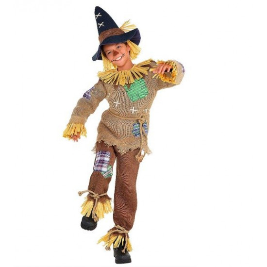 Fantasia Infantil Espantalho Mágico de Oz Luxo