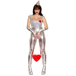 Fantasia O Homem de Lata Feminino O Mágico de Oz Adulto