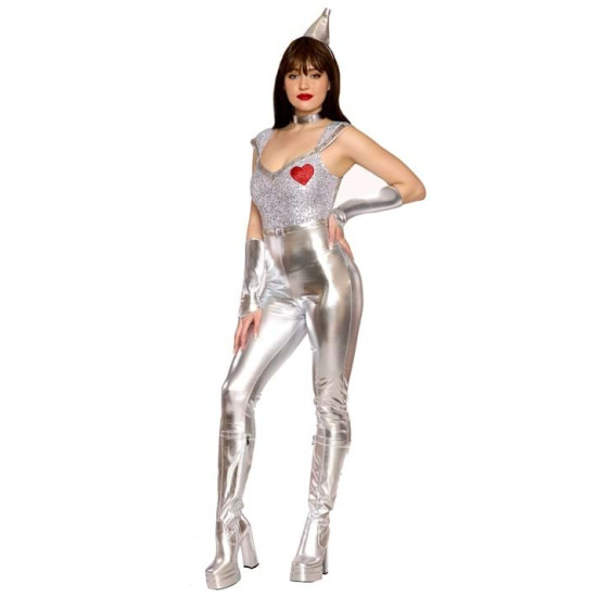 Fantasia O Homem de Lata Feminino O Mágico de Oz Adulto Fantasia O Homem de Lata Feminino O Mágico de Oz Adulto