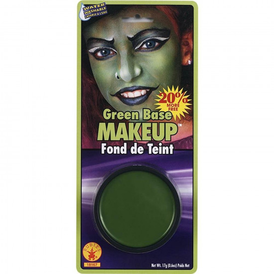 Maquiagem verde para Incrível Hulk Bruxa