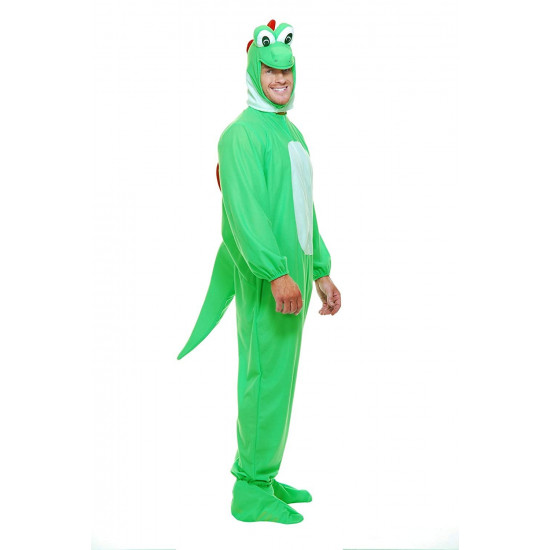 Fantasia Yoshi Macacão Adulto Masculino