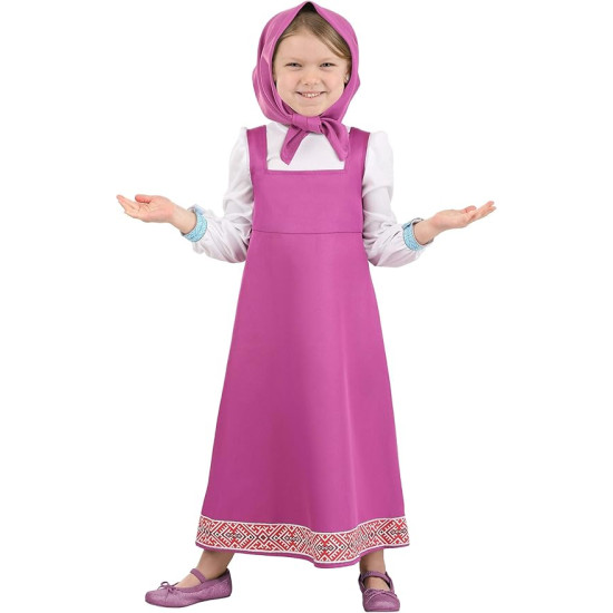 Fantasia Masha do Marsha e o Urso Luxo Bebê