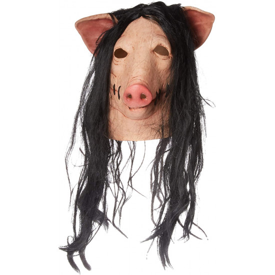 Máscara Adulto Billy de Jogos Mortais Saw Jigsaw Pig Porco Máscara Adulto Billy de Jogos Mortais Saw Jigsaw Pig Porco