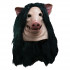 Máscara Adulto Billy de Jogos Mortais Saw Jigsaw Pig Porco Luxo