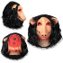 Máscara Billy de Jogos Mortais Saw Jigsaw Pig Porco Adulto Luxo