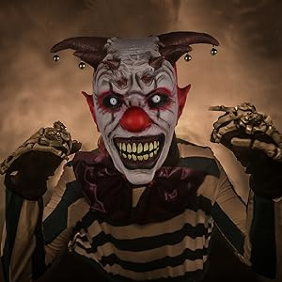 Máscara Bobo da Corte Maléfico Adulto Luxo