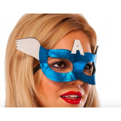 Máscara Capitão América Adulto Feminino