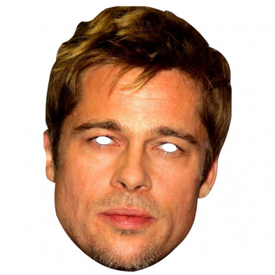 Mascará das Celebridades Brad Pitt