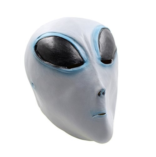Máscara de Alien Extraterrestre Cinza Máscara de Alien Extraterrestre Cinza