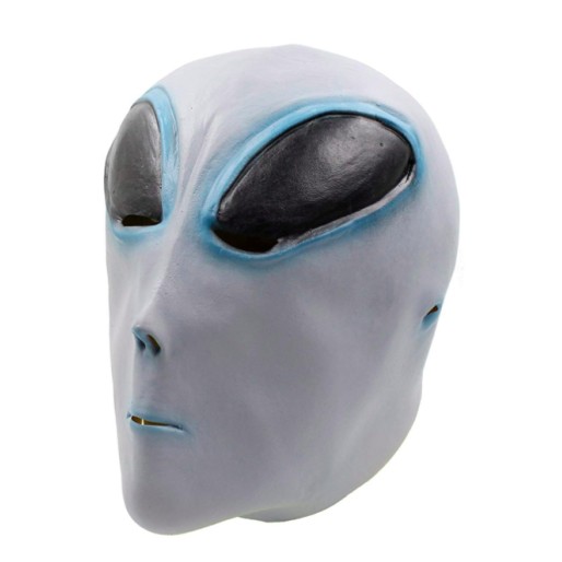 Máscara de Alien Extraterrestre Cinza Máscara de Alien Extraterrestre Cinza