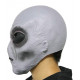 Máscara de Alien Extraterrestre Luxo Cinza