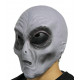 Máscara de Alien Extraterrestre Luxo Cinza