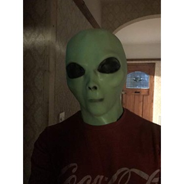 Máscara de Alien Extraterrestre Verde Máscara de Alien Extraterrestre Verde