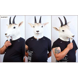Máscara de Bode Cabra Animal Luxo