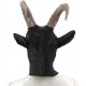 Máscara de Bode Cabra Animal Luxo Preto