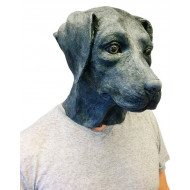 Máscara de Cachorro Labrador Vinil Animal Luxo