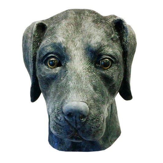 Máscara de Cachorro Labrador Vinil Animal Luxo