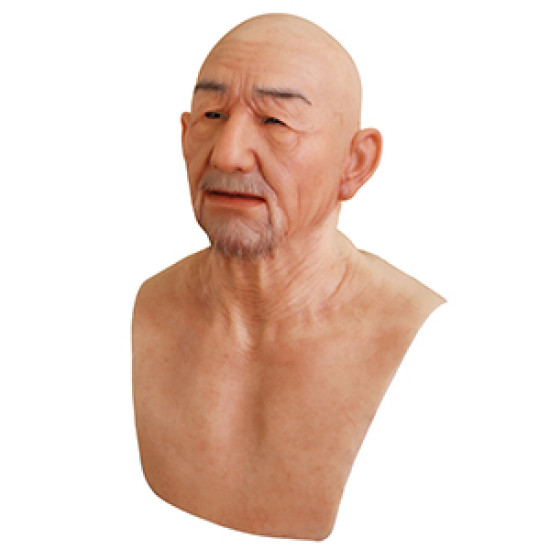 Máscara de Silicone Realista Asian Luxo Máscara de Silicone Realista Asian Luxo