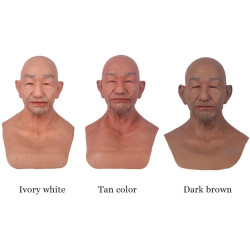 Máscara de Silicone Realista Asian Luxo