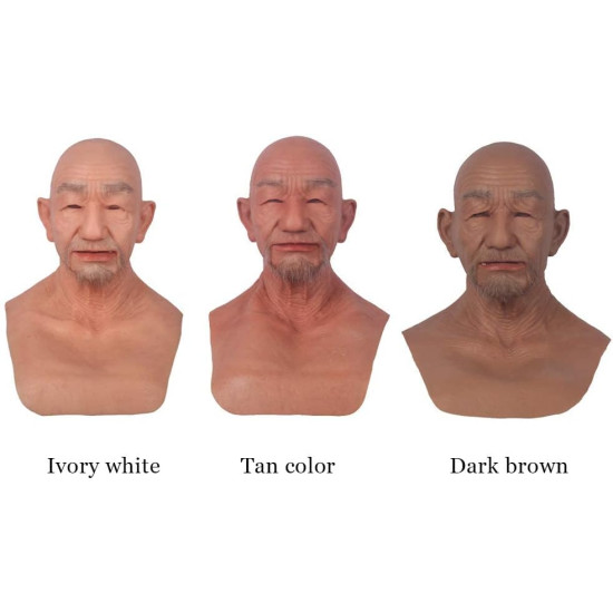 Máscara de Silicone Realista Asian Luxo Máscara de Silicone Realista Asian Luxo