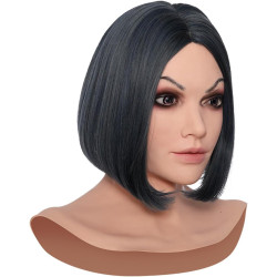 Máscara de Silicone Realista Mulher