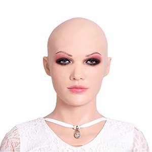 Máscara de Silicone Realista Mulher Luxo