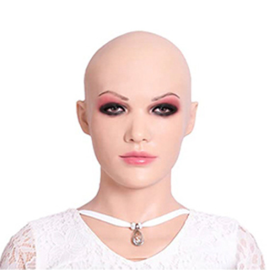 Máscara de Silicone Realista Mulher Luxo