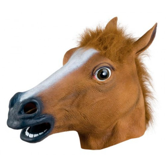 Máscara de Vinil Animal Cavalo Luxo Máscara de Vinil Animal Cavalo Luxo