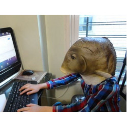 Máscara de Vinil Peixe Luxo