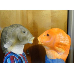Máscara de Vinil Peixe Luxo