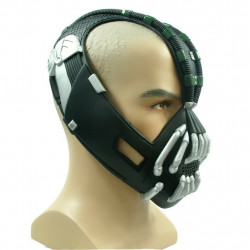 Máscara do Bane Latex Prata