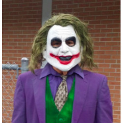 Máscara do Coringa Adulto Batman Cavaleiro das Trevas Elite