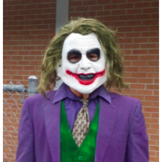 Máscara do Coringa Adulto Batman Cavaleiro das Trevas Elite