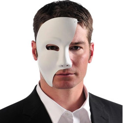 Máscara Fantasma da Ópera Adulto
